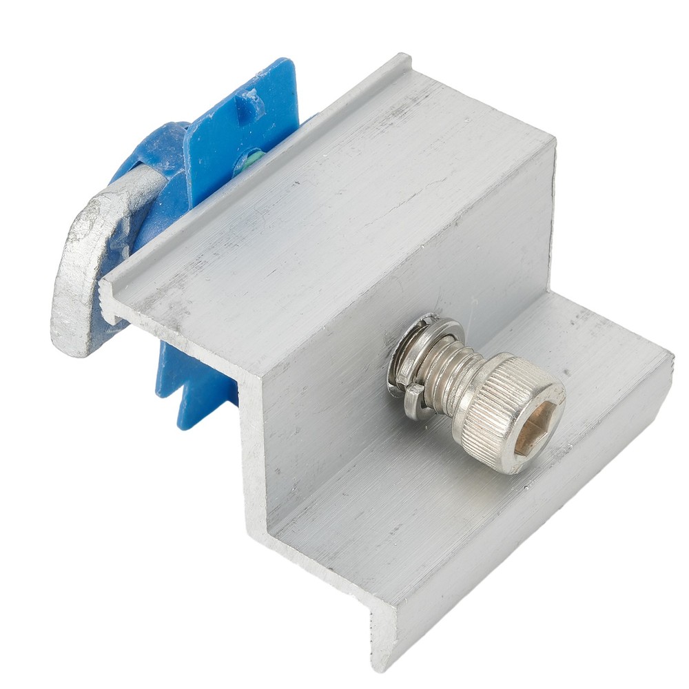 12P Solar Panel Bracket Clamps Module Clamp Solar Panel Holder For-Mounting-Rail