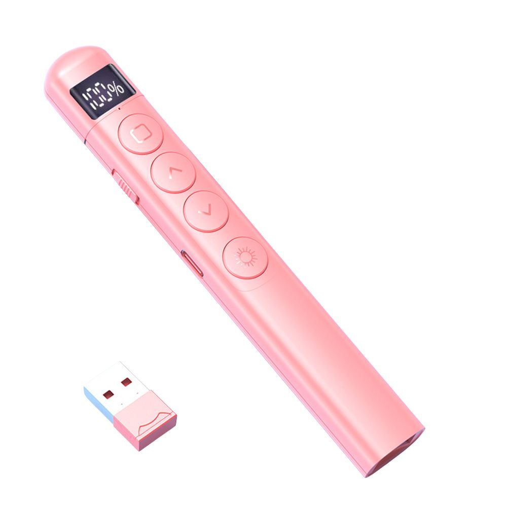 Laser Presentation Pointer 2.4G Wireless Demonstration Remote Control Pen O8F9