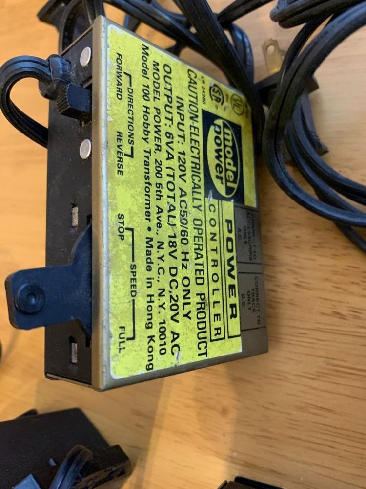 Lot of 8 Train Transformers Power Controller As Pictured UNTested Mixed Brands