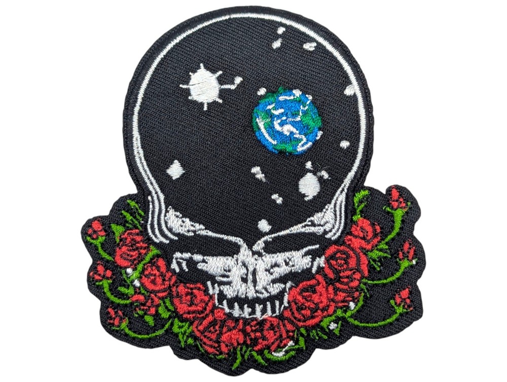 Grateful Dead Patch iron on patch Embroidered 3.5" Space Your Face