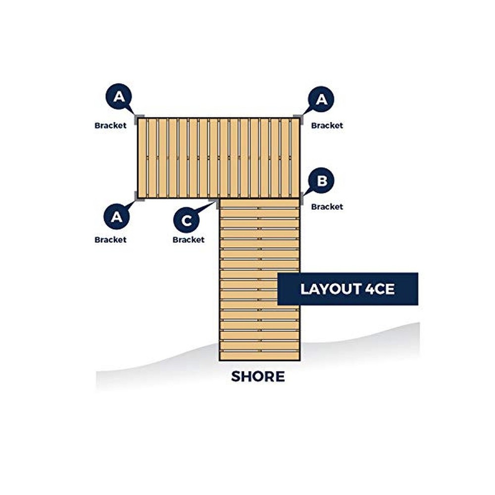 Tommy Docks Inside, Outside, Straight and 3 Way Connecting Brackets - Normal ...