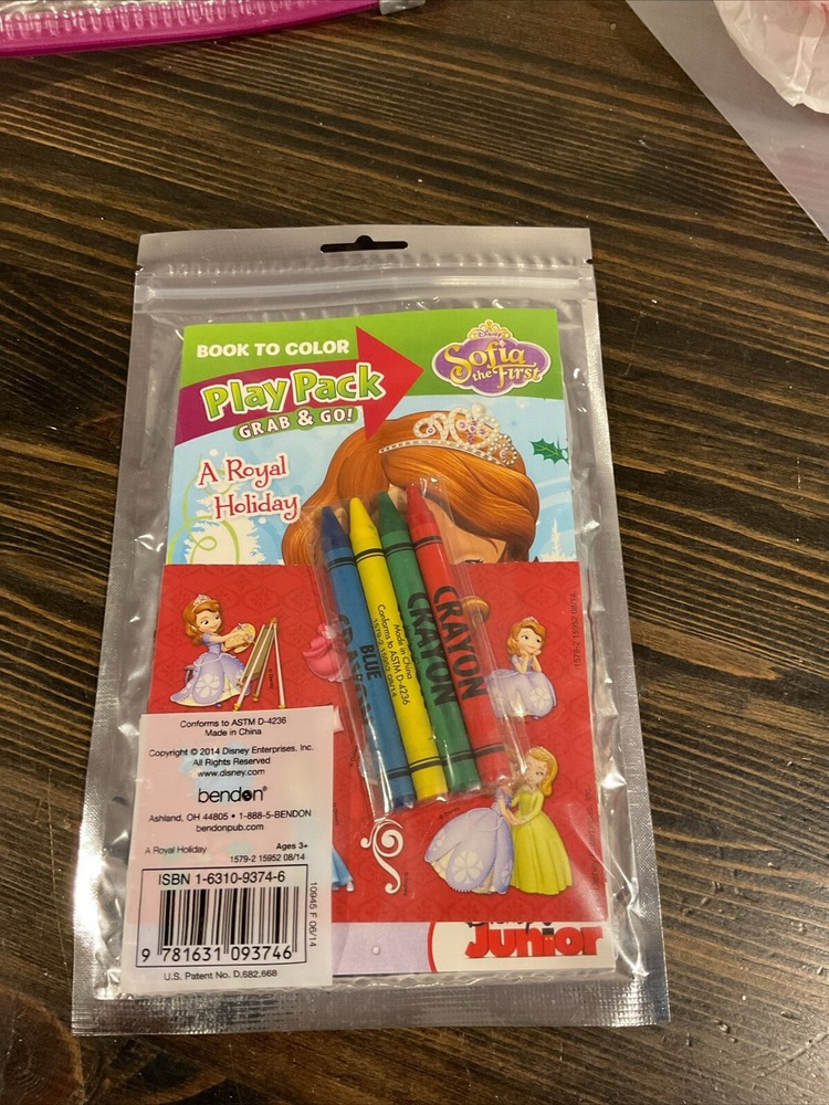NEW SEALED~Disney Junior Sofia The First Grab & Go Play Pack~Great For Stocking