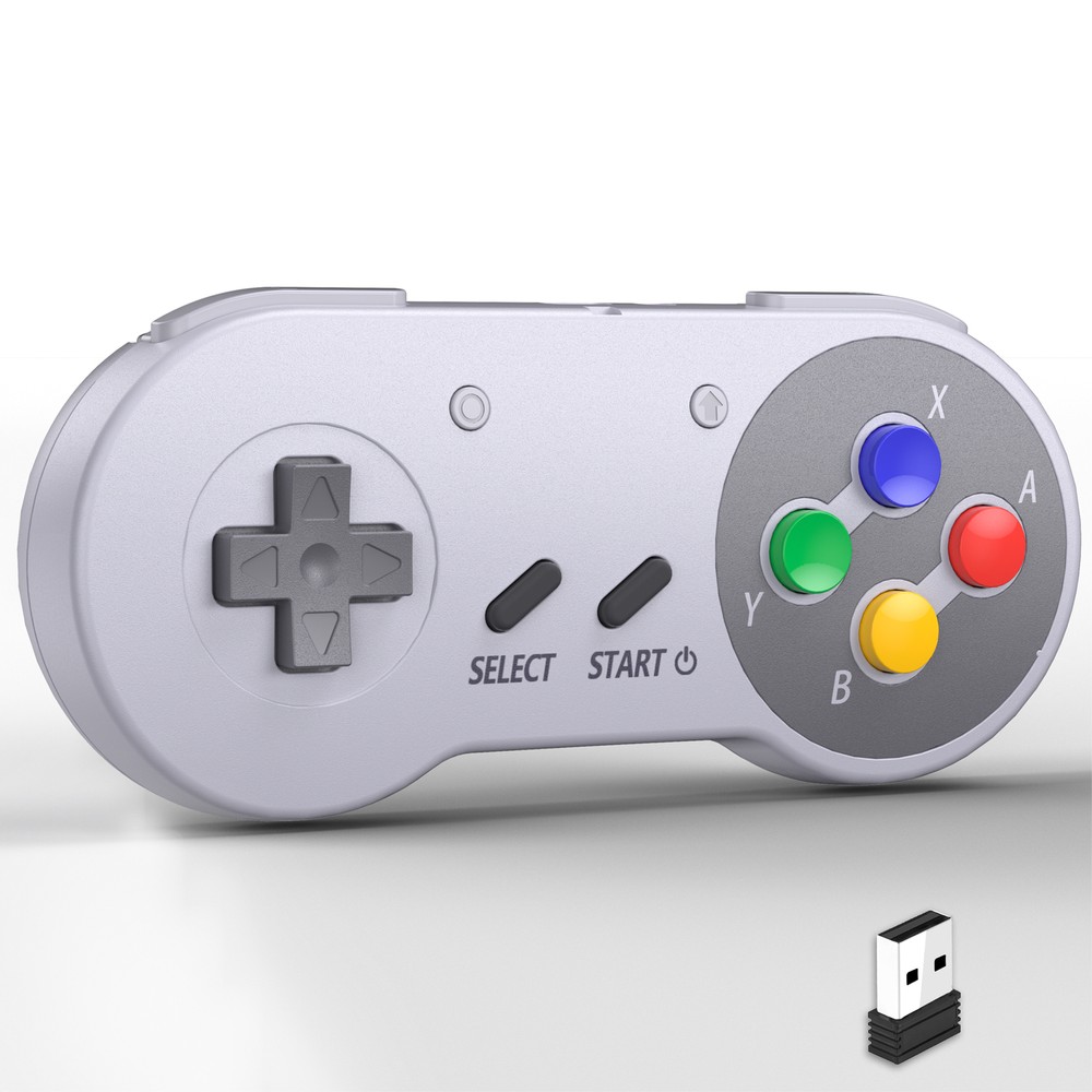 Wireless SNES Switch Controller Compatible SNES,Switch, PC, Mac OS,Raspberry Pi