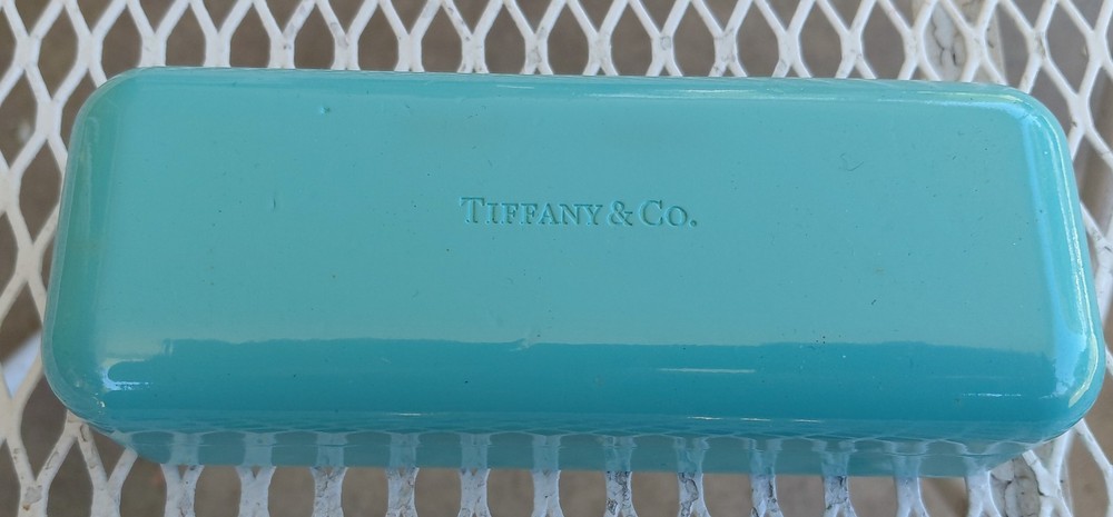 ​Tiffany & Co. Hard Shell Eyeglass Case Blue Robin Clamshell Replacement Case