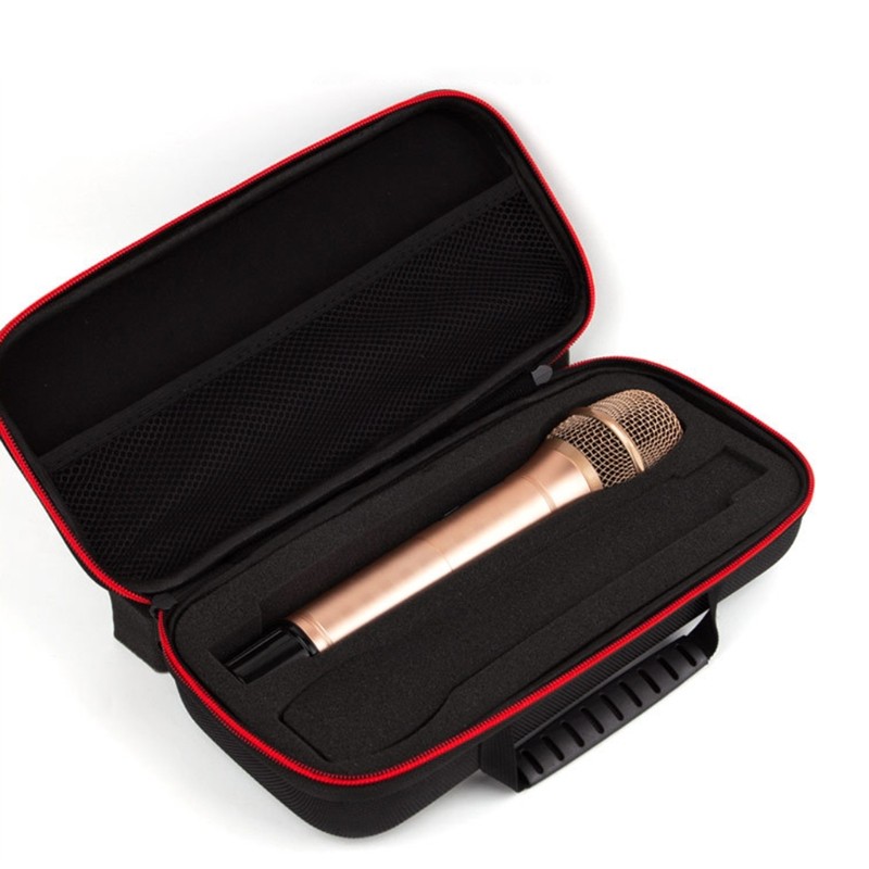 Storage Bag Microphone Bag Microphone Carry Bag with Separate Inner Spaces