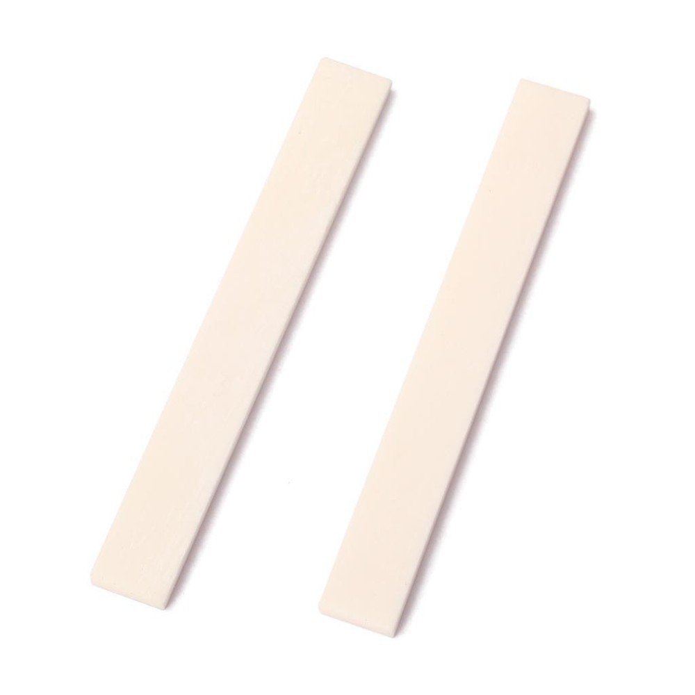 2 Pieces Unfinished Saddle 100 * 10 * 3mm for DIY