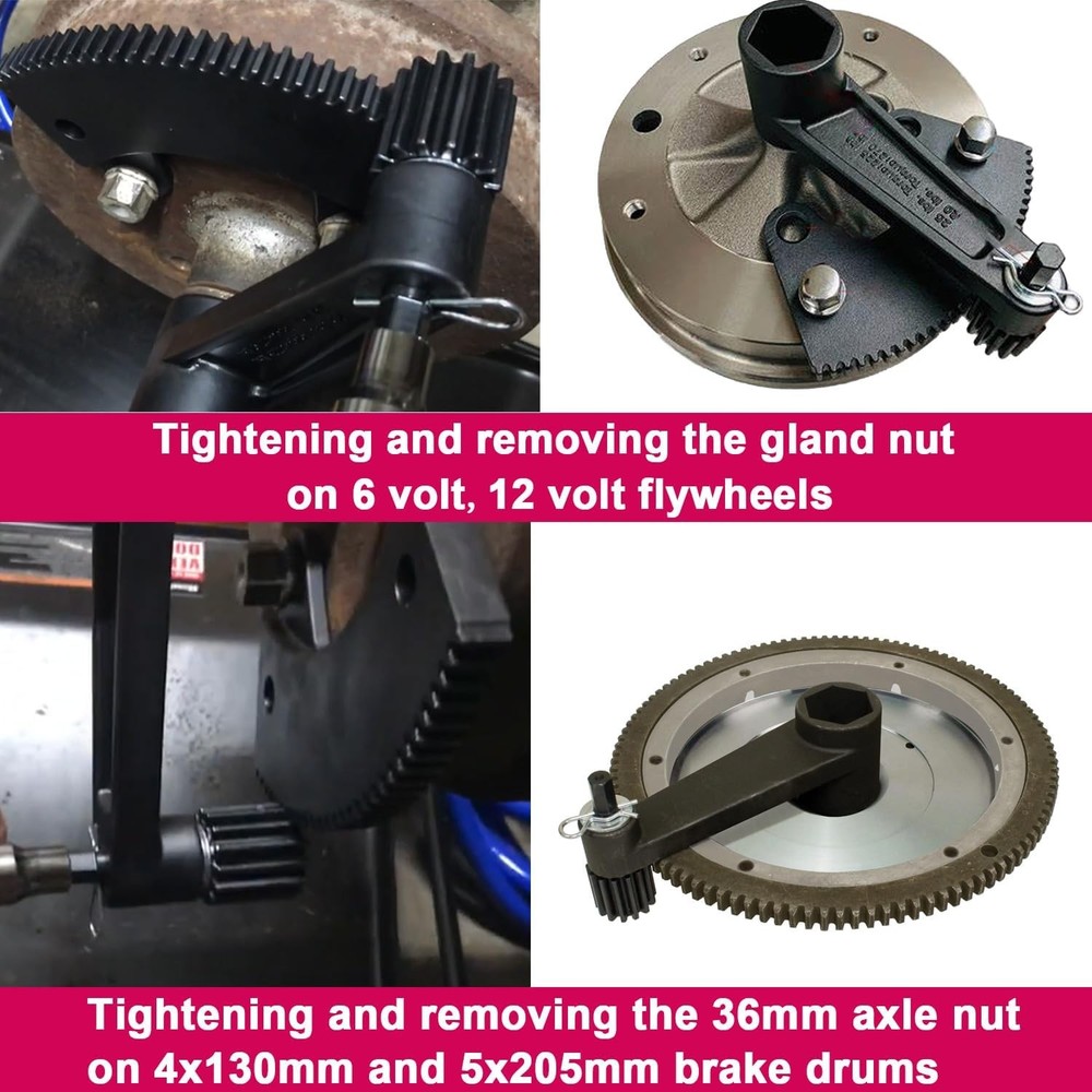 Torque Leverage Tool for Classic VW Beetle Bug 1950-79 Axle Nut Flywheel Removal