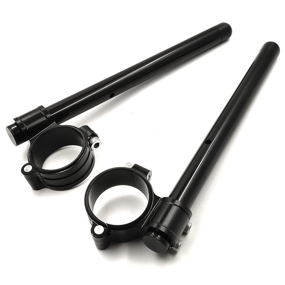 HTTMT- USA CNC 22mm Handlebars 50mm Riser Fork Clip-Ons Handle Bar CNC Handlebar