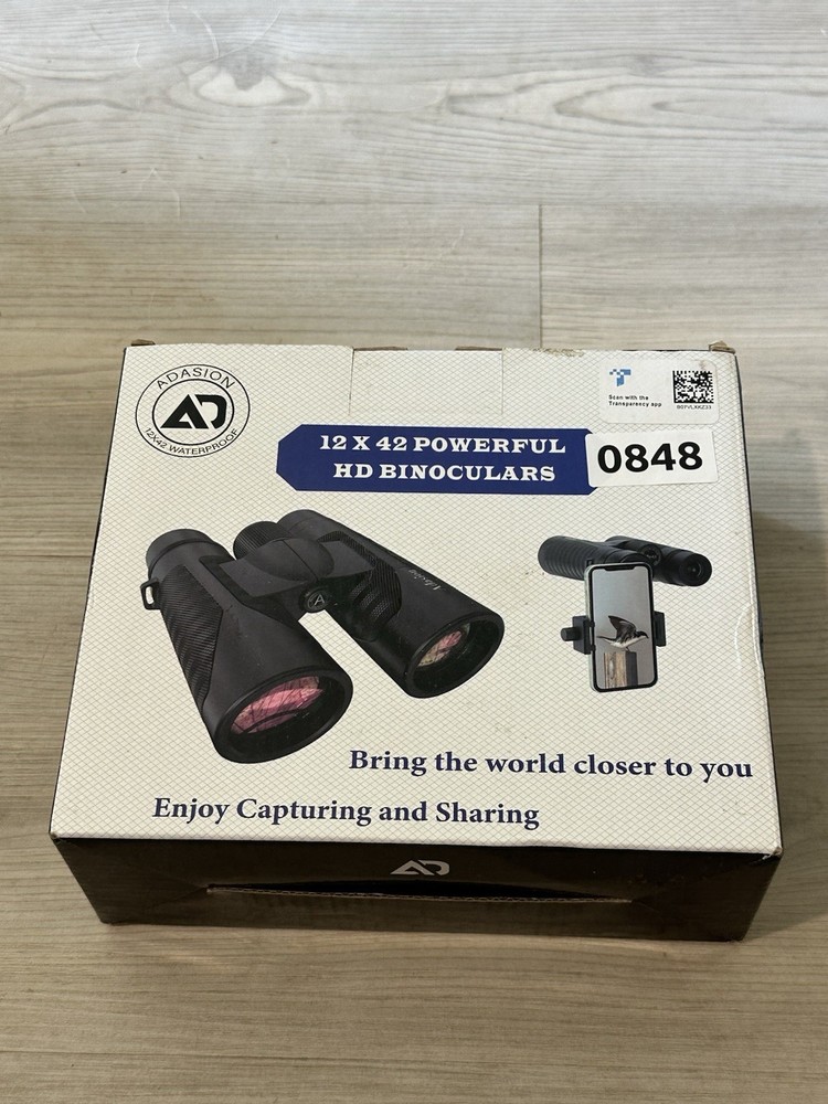 Adasion 12x42 Binoculars Black NIB
