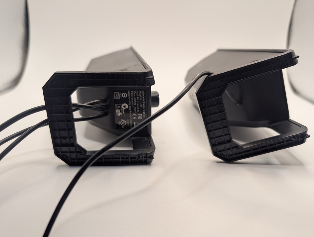 Dell A225 USB Powered Multimedia Black Computer Speakers Pre-owned Tested Work