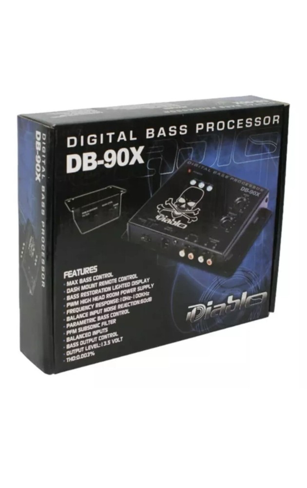 Diablo DB-90X Car Audio Digital Bass Processor w/ Remote Control