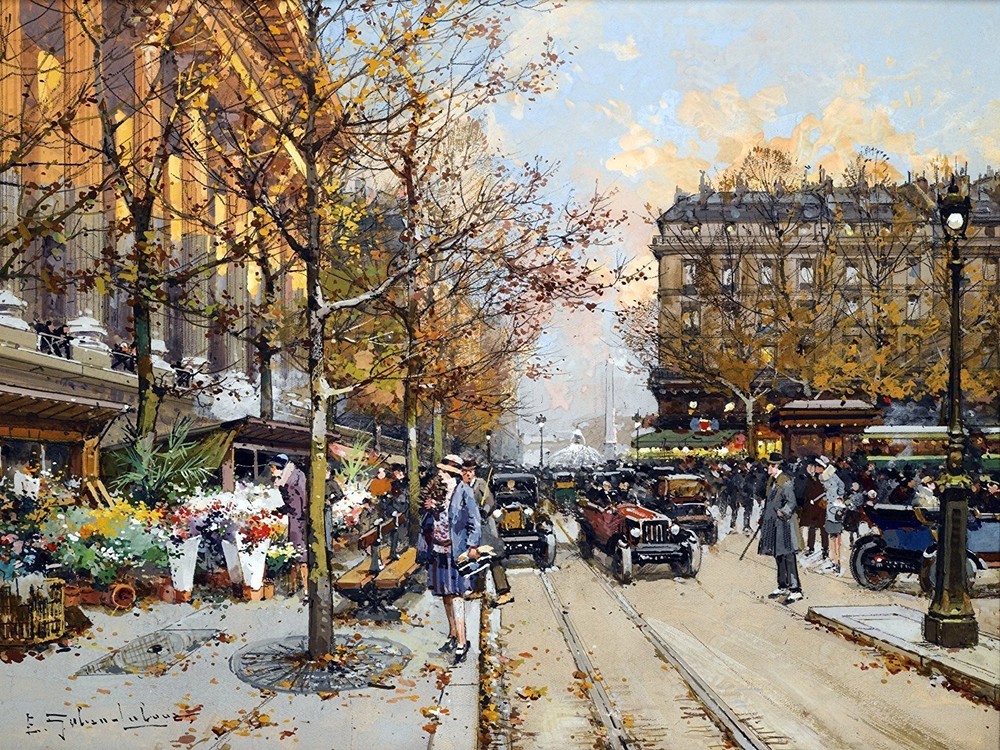 Paris La Madeleine E. Laloue Tile Mural Kitchen Bathroom Backsplash Ceramic 10x8