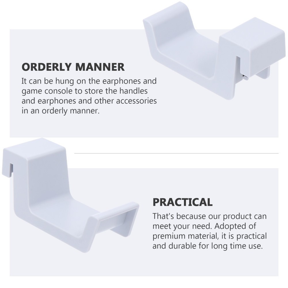 Headphone Stand Hanger Compatible for PS5 Plastic Over Ear Headset Hook