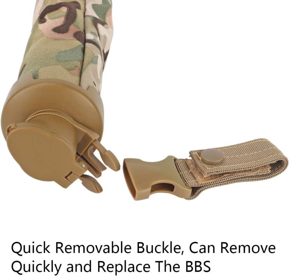 Foldable BB Storage Bag Large Capacity Tactical Magazine Molle Pouch System