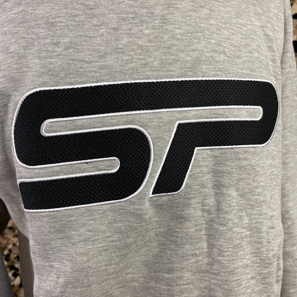NEW SP Logo Pull Over Hooded Sweatshirt - Grey - X-Large