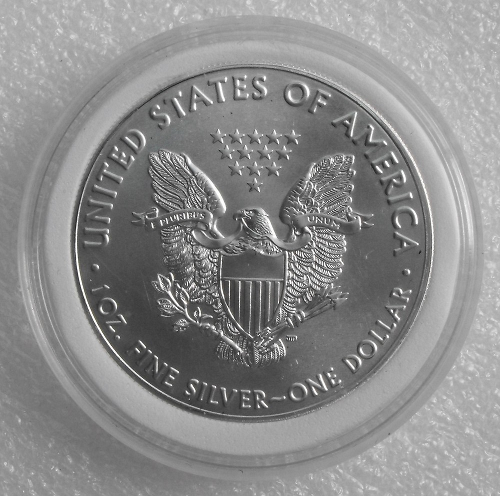 SILVER - 1 Silver Eagle - 1 Troy oz .999 Fine Silver - 2020