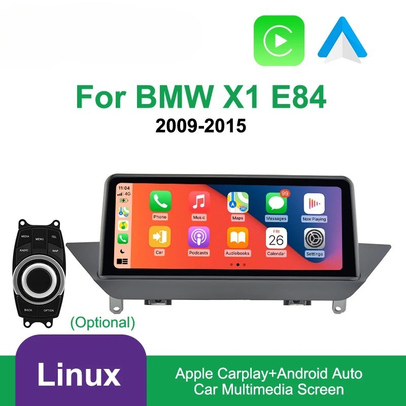 10.25“ Wireless Carplay Android Auto Touchscreen for BMW X1 E84 2009-2015 CIC
