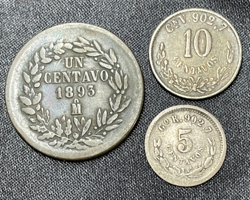 Assorted Early Mexico 3 coins lot High Value