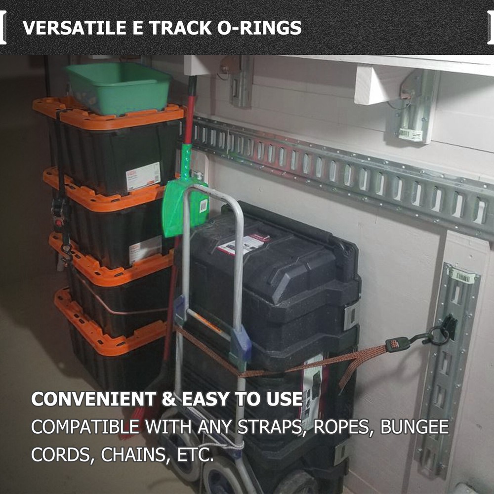 E-Track Tie-Downs Portable Tie Down Anchors Trucks Trailers E Track Accesories