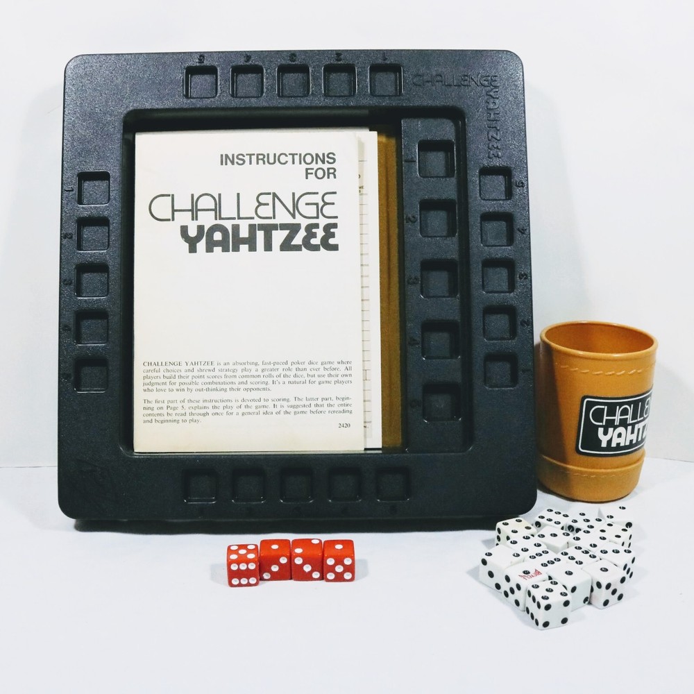 1974 Game Challenge Yatzee The Odd Couple