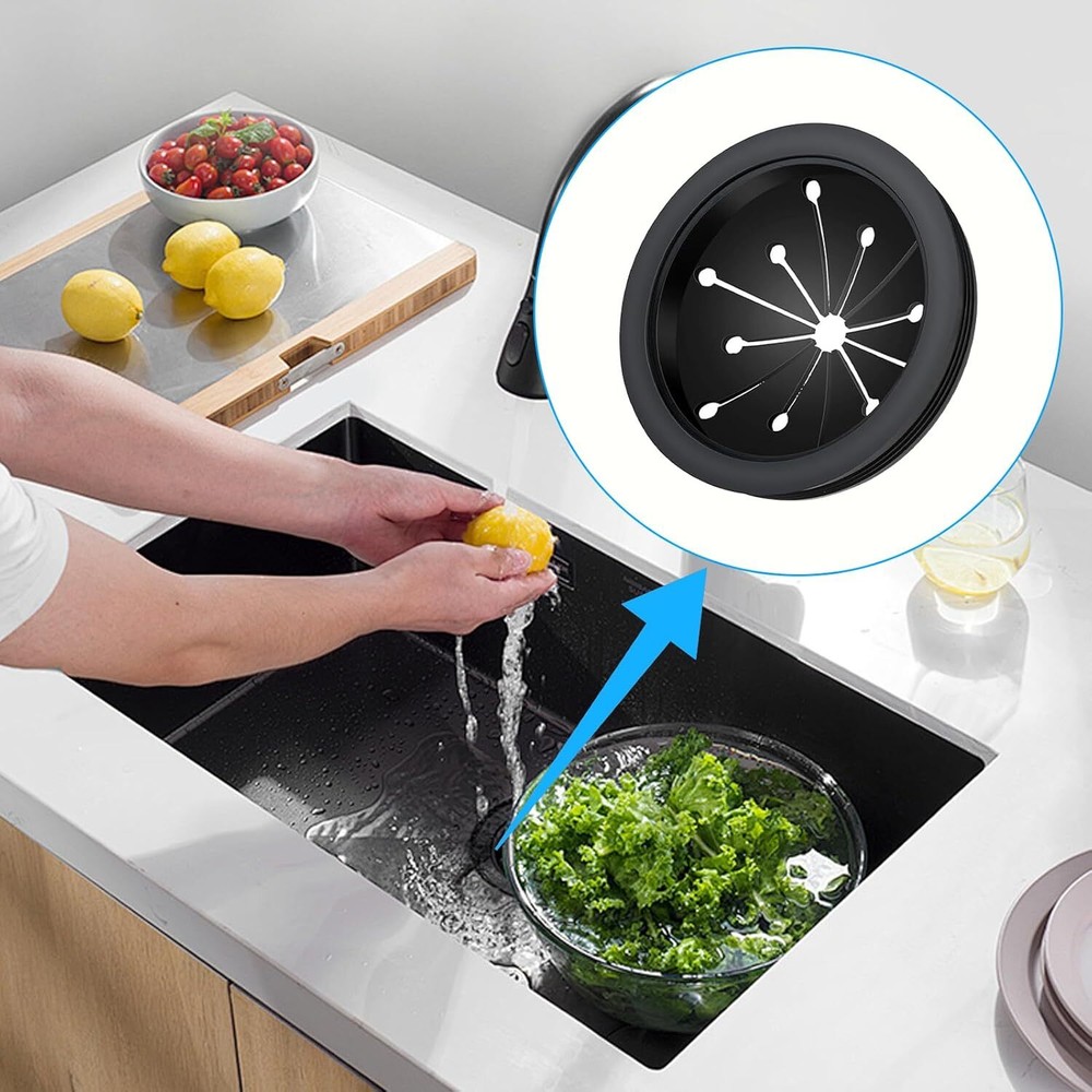 3-Pack 3-1/8" Rubber Splash Guard – Sink Drain & Garbage Disposal Insert