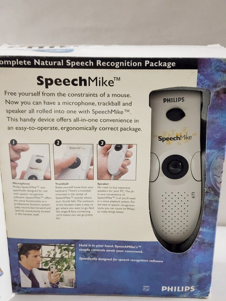 Philips LFH6307/54 Natural Speech Recognition w SpeechMike Microphone
