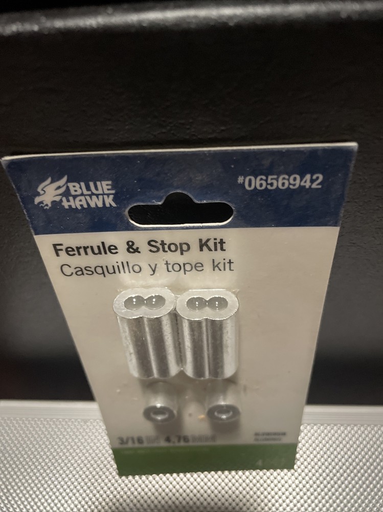 Blue hawk Ferrule and stop kit 3/16
