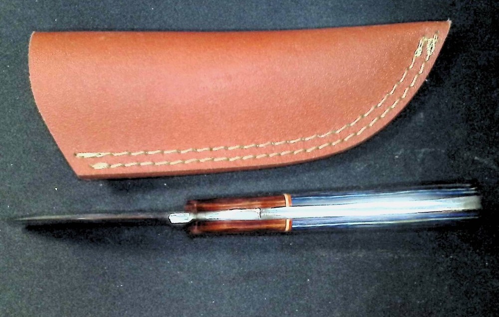 Damascus Fixed Bland Knife