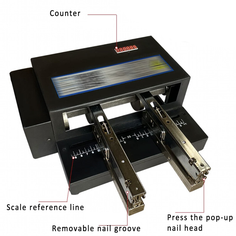 Double Head Electric Stapler Multi-head Card Binding Machine Automatic Binder