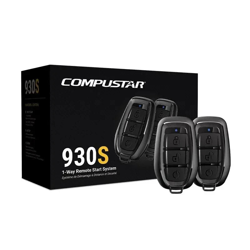 Compustar CS930S 1-Way Remote Start System W/Keyless 2-4 Button Remotes, 1500ft