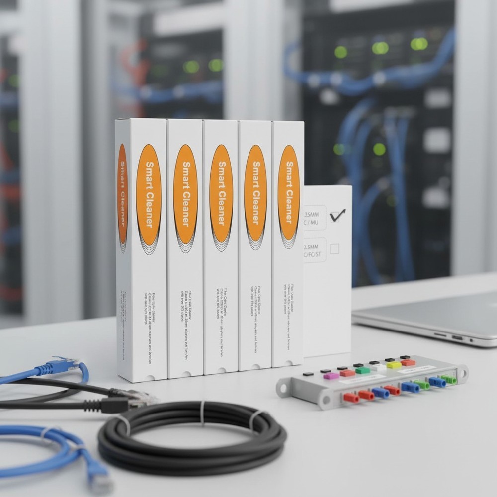 Optical Connector Cleaner Tools with Extendable Tips for Easy Use