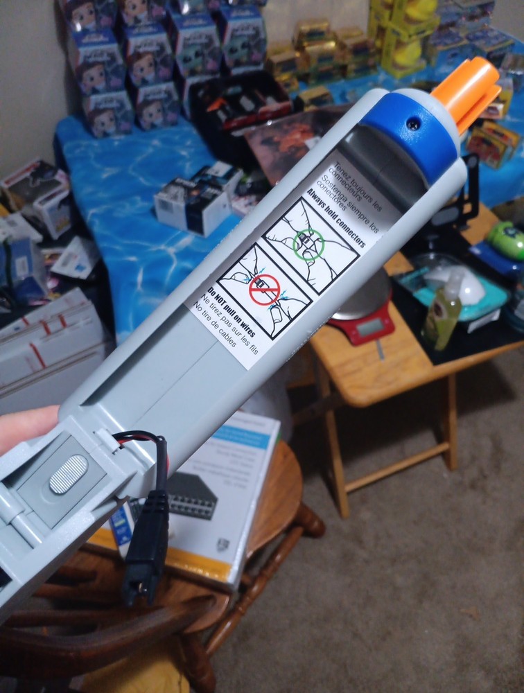 Splatter Ball Gun Grey and Orange