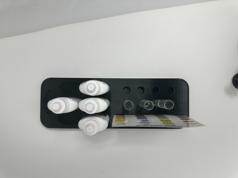 API Test Kit Holder (holds 7 reagents, 8 test tubes, & API chart)