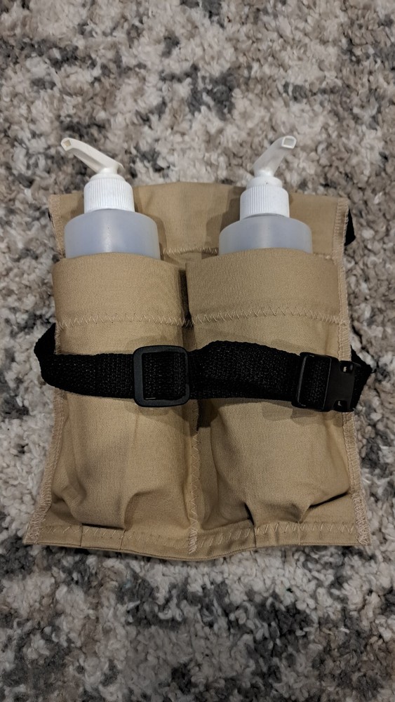 New Handmade Double Massage Holster W/ Pump bottles