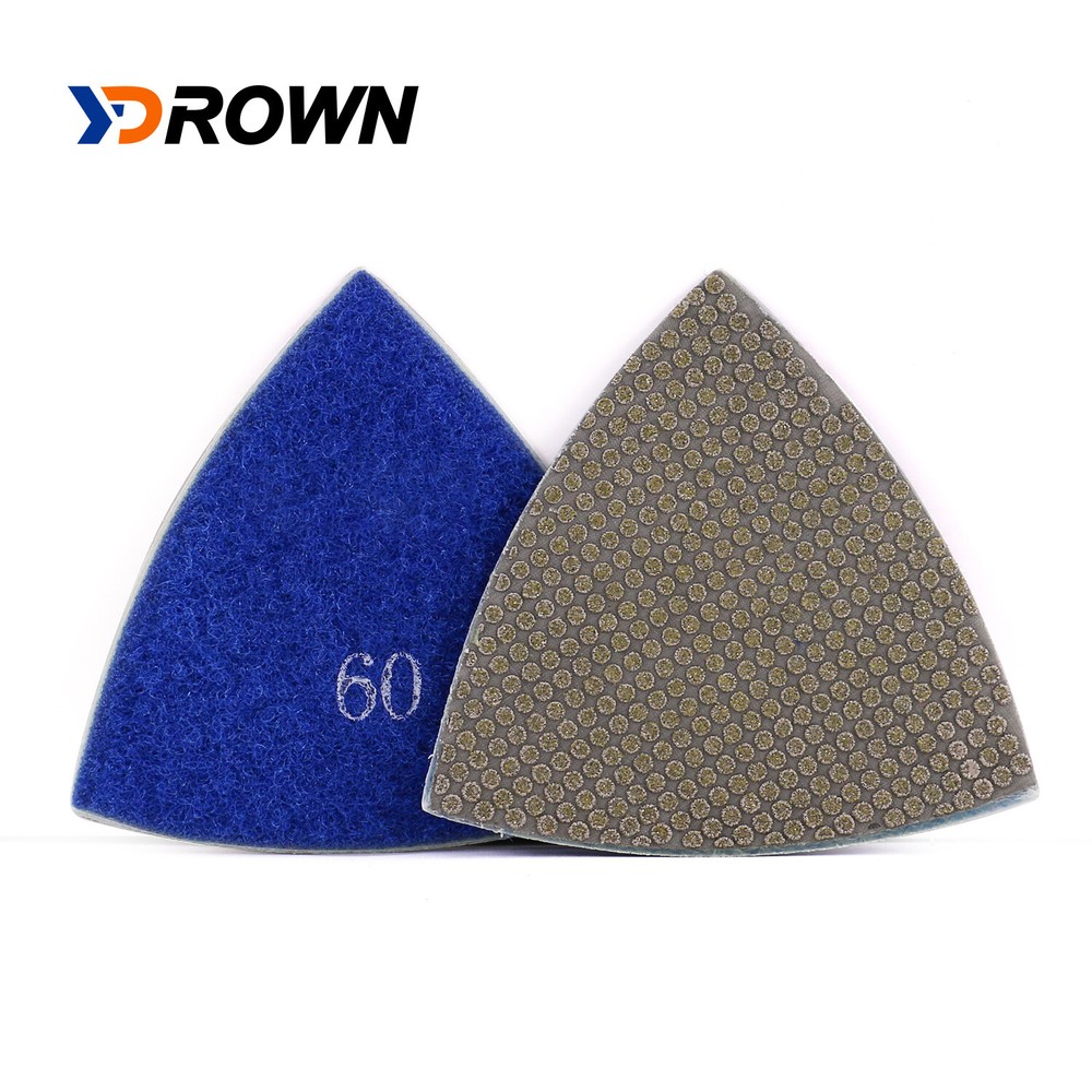 Diamond Triangular Sanding Pads for Oscillating Tools Sandpaper Sheet 3"(80mm)