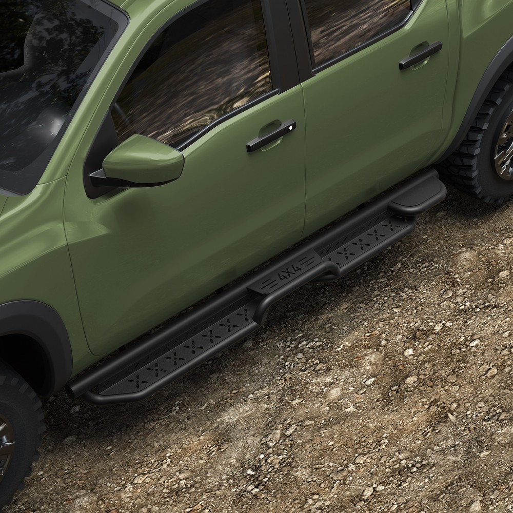 2X For Nissan Frontier 2005-2026 Crew Cab Side Step Nerf Bar Running Boards
