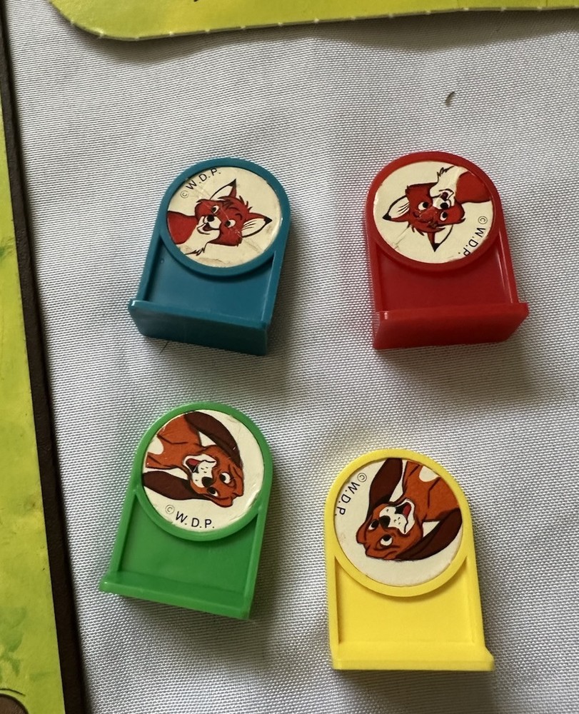 Disney's The Fox & the Hound Board Game Complete - 1981 Incomplete