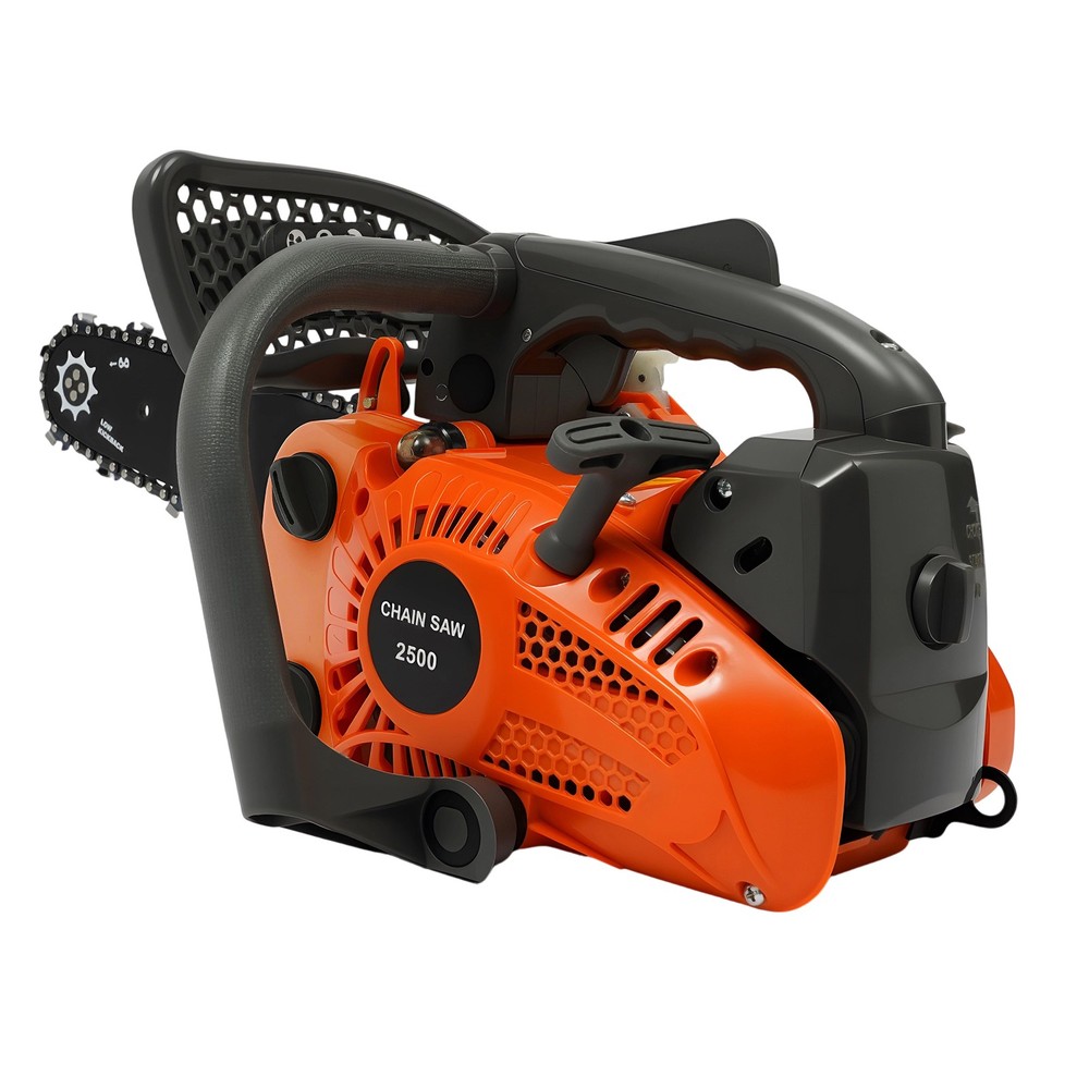 2-Stroke Top Handle Gasoline Engine Chainsaw 1.22hp 25.4cc Manual Start Machine