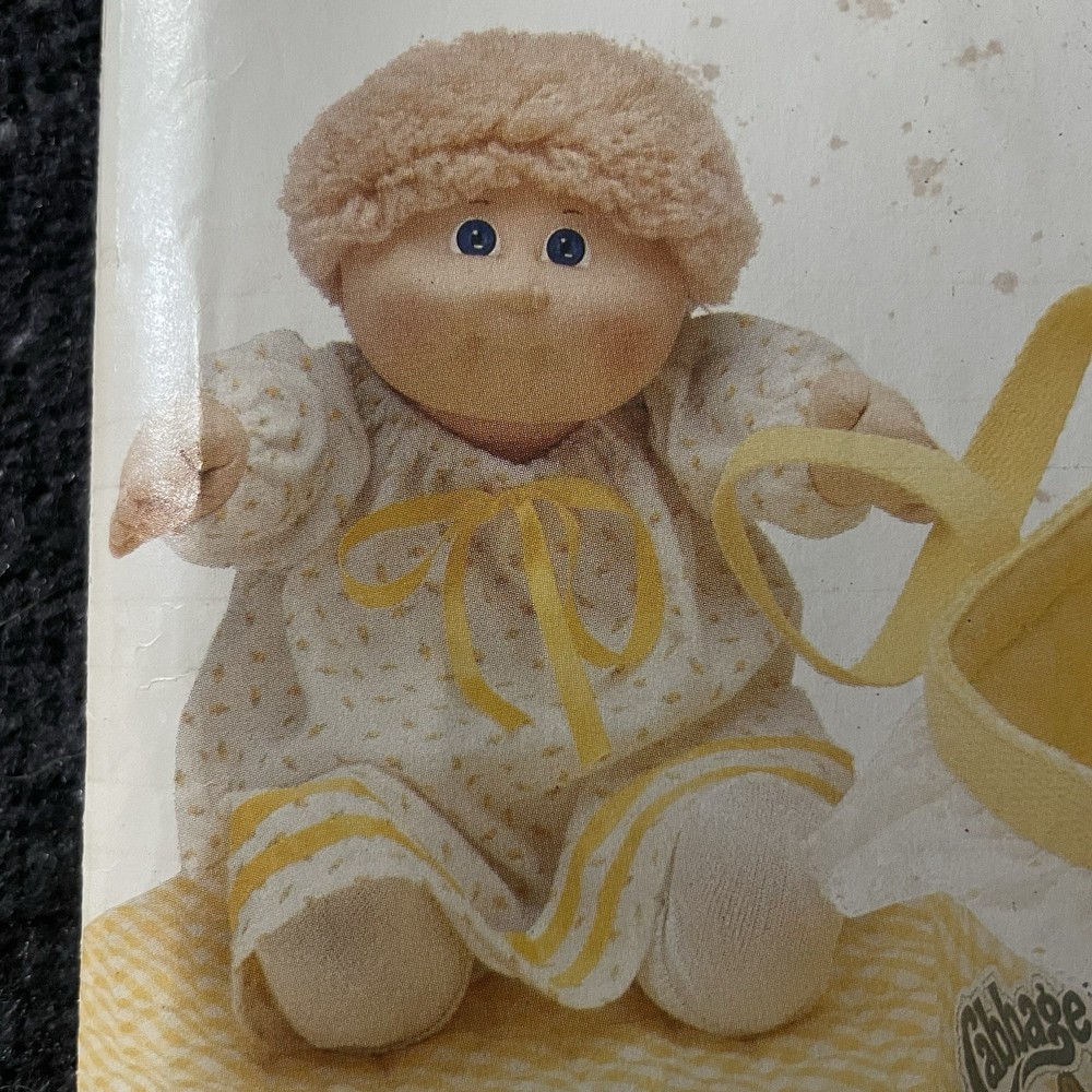 1984 Cabbage Patch Kids Doll Accessory Sewing Pattern Bed Carrier Vintage Cut*