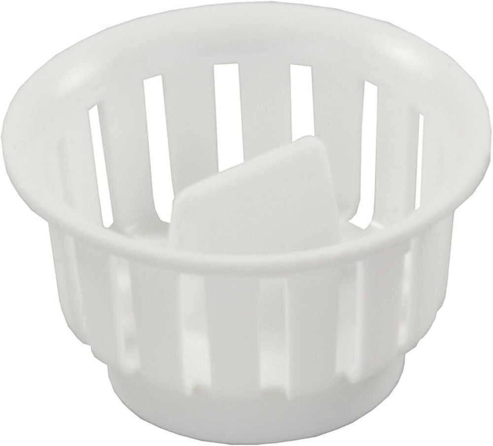 JR Products 95045 Threaded Basket,White