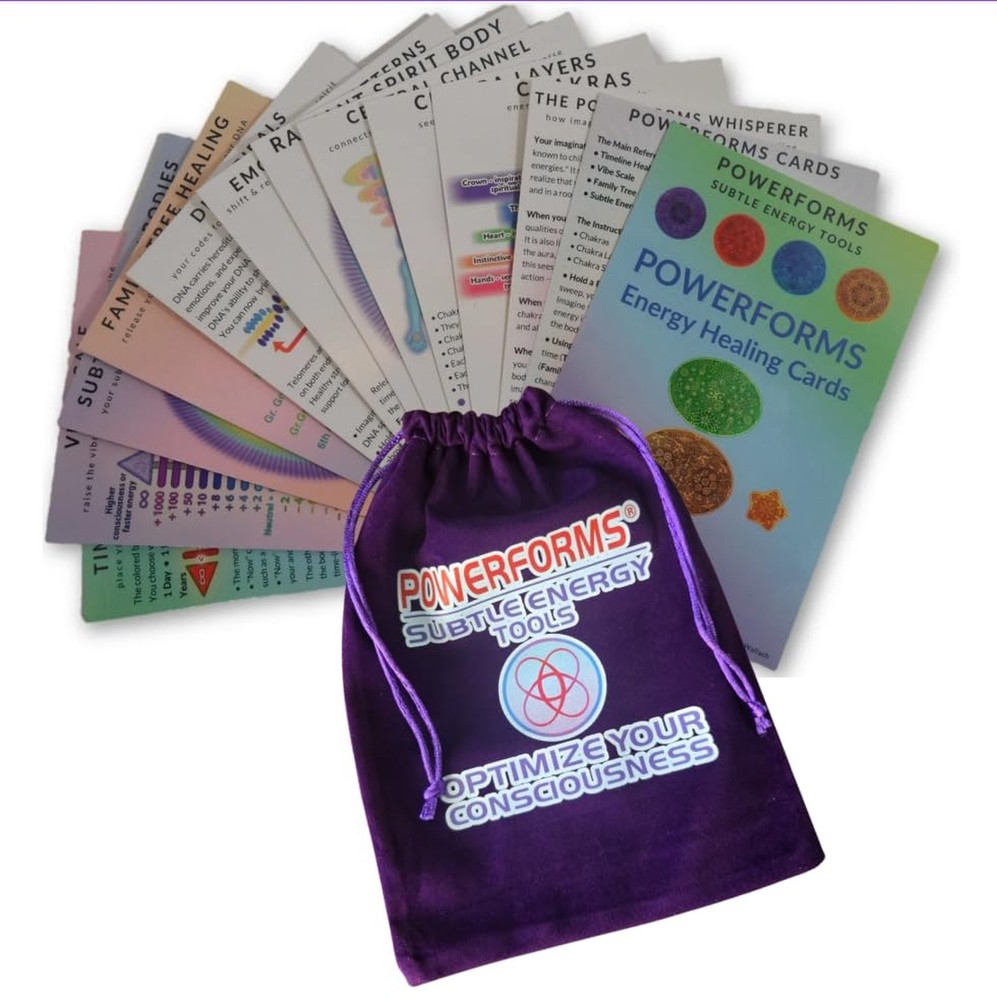Carry Bag + Energy Healing Cards Bundle (Save $10)