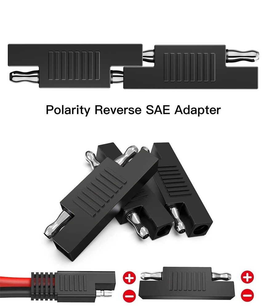 BERLAT SAE Connector SAE to SAE Polarity Reverse Quick Disconnect Cable Plug ...