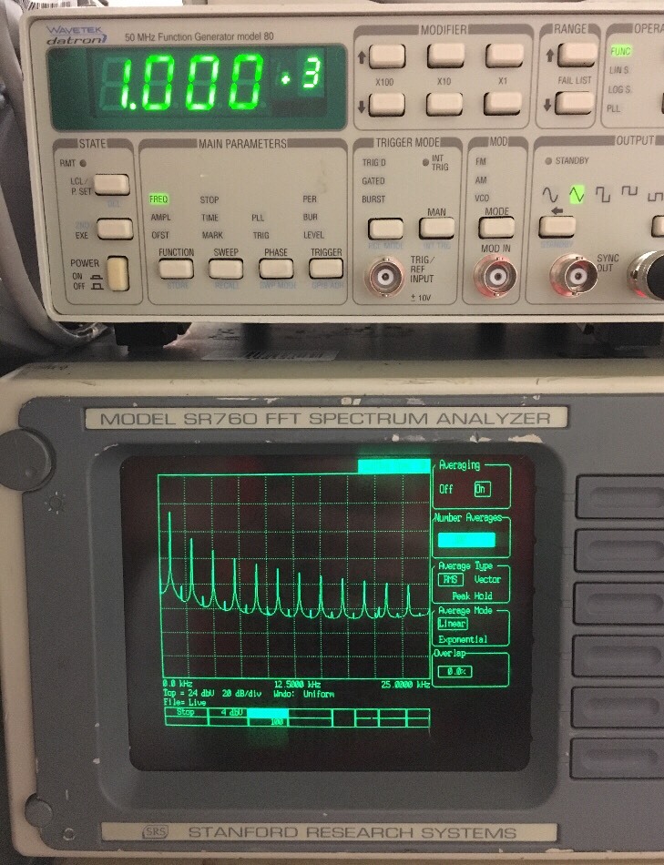 SRS SR760 FFT Spectrum Analyzer Stanford Research Systems