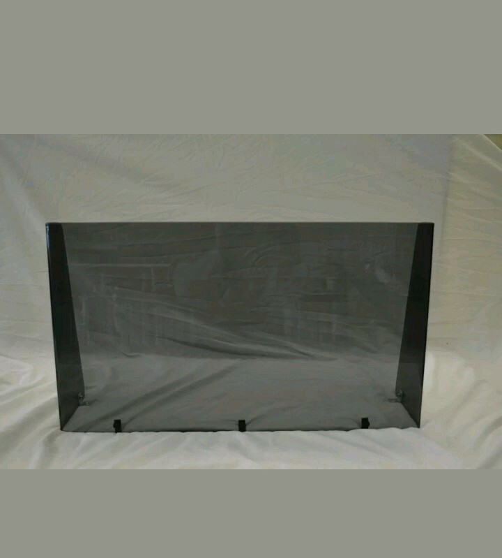 Universal boat windshield 24",  1/4" premium plexiglass, center console