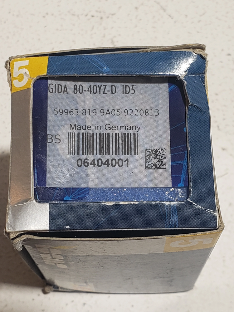 (5 Pack) Iscar 8040GIDA YZ Grade ID5, 8mm Cutting Width