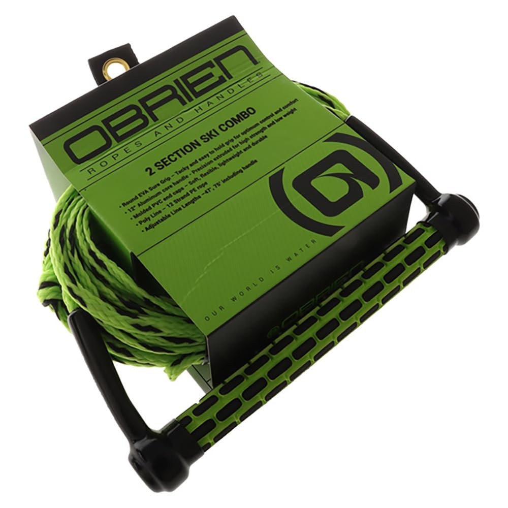 2 Section Wakeboard Water Ski Rope,Green