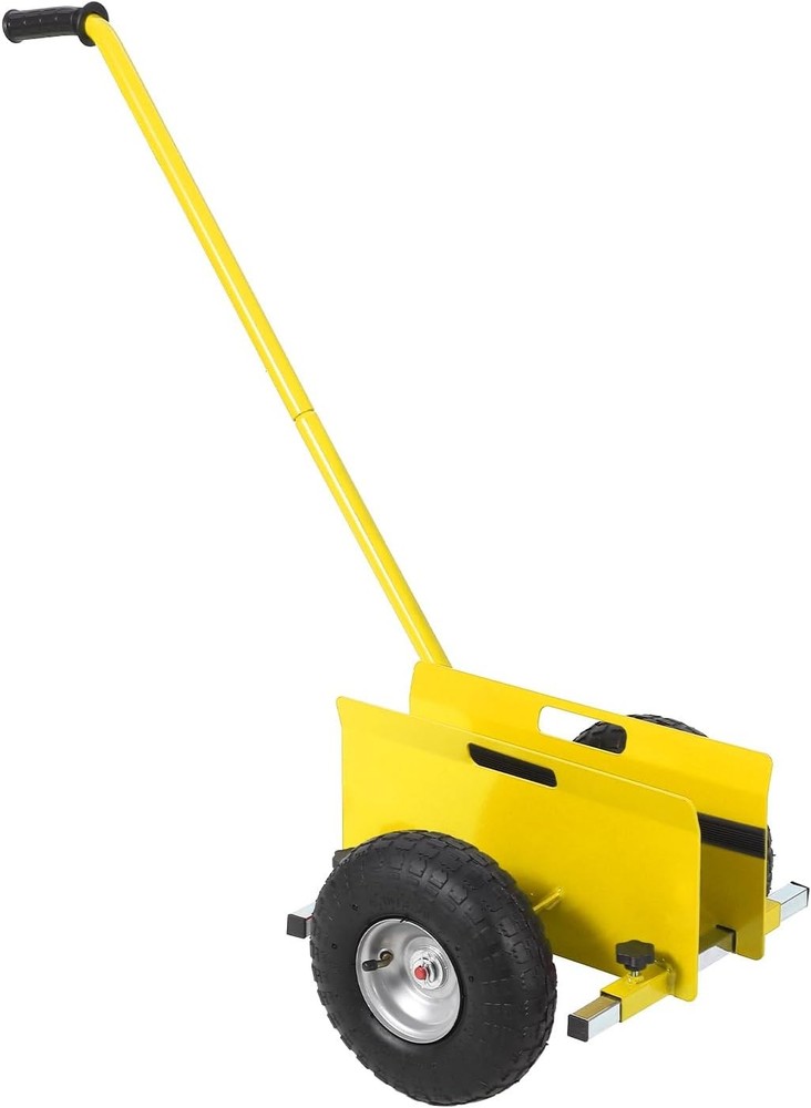 Panel Dolly with Extended Handle 660LBS, 10" Solid Rubber Wheels Drywall Cart