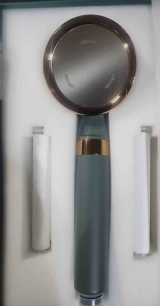 FILTERED Shower Head with Handheld  Green WITH FILTERS