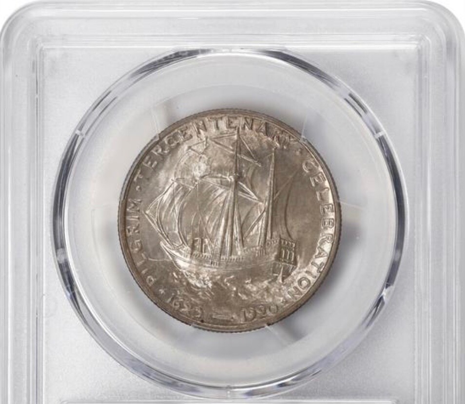 1920 Pilgrim Commem Half Dollar NGC MS64