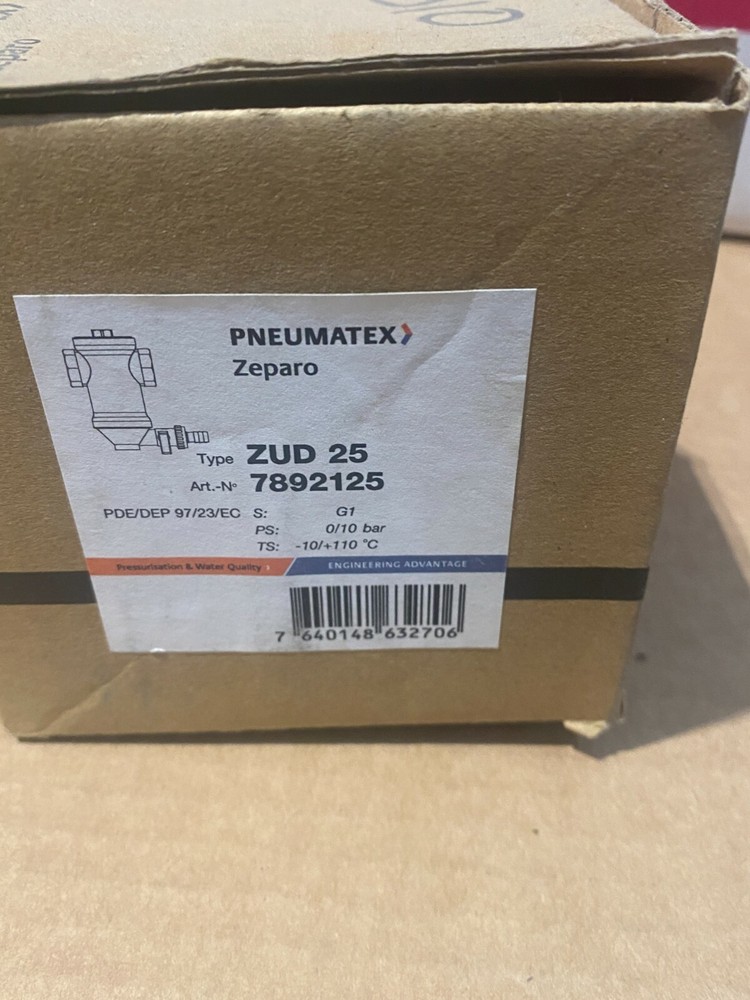 particle separator. driving hori. ZEPARO ZUD 25 diam 1 PNEUMATEX 7892125